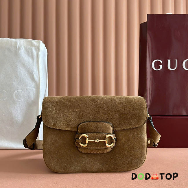 Gucci Horsebit 1955 Aura medium shoulder bag size 26x 17.5xx 10cm - 1