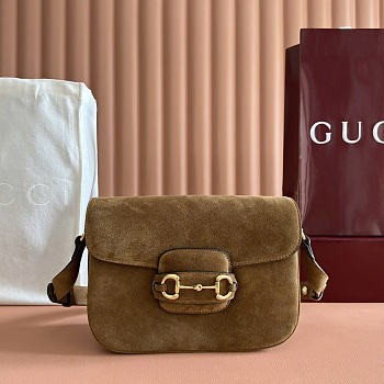Gucci Horsebit 1955 Aura medium shoulder bag size 26x 17.5xx 10cm