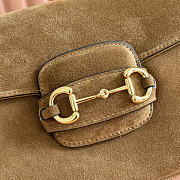 Gucci Horsebit 1955 Aura medium shoulder bag size 26x 17.5xx 10cm - 2