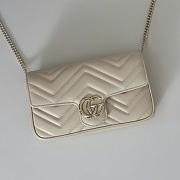 gucci Marmont small shoulder bag white size 21x12x5cm - 6