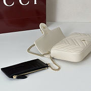 gucci Marmont small shoulder bag white size 21x12x5cm - 4
