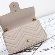 Gucci Marmont small shoulder bag gray size 21x12x5cm - 6