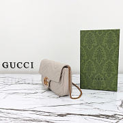 Gucci Marmont small shoulder bag gray size 21x12x5cm - 3