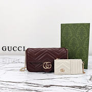 Gucci Marmont small shoulder bag red size 21x12x5cm - 6