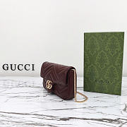 Gucci Marmont small shoulder bag red size 21x12x5cm - 5