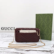 Gucci Marmont small shoulder bag red size 21x12x5cm - 3