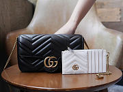 Gucci Marmont small shoulder bag black size 21x12x5cm - 6