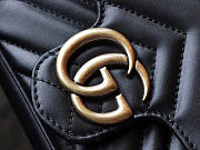 Gucci Marmont small shoulder bag black size 21x12x5cm - 2