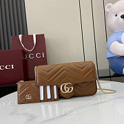 Gucci Marmont small shoulder bag brown size 21x12x5cm - 1