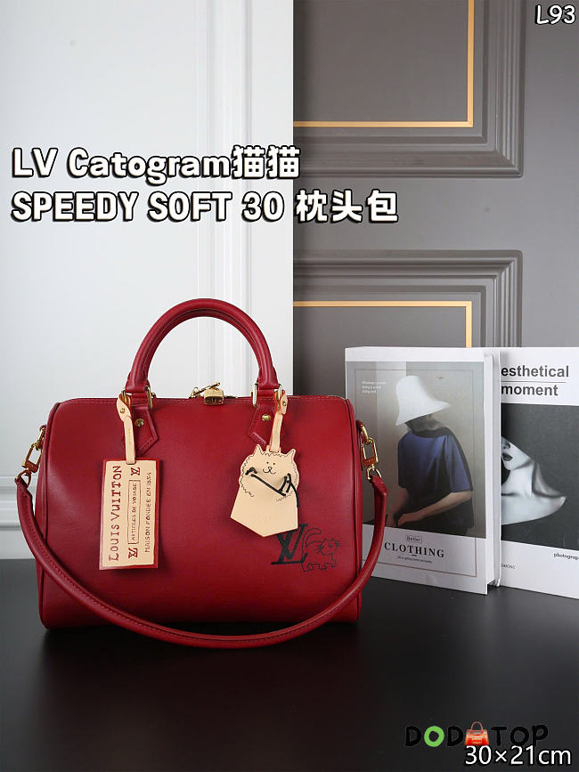  Louis Vuitton Travels With Grace Coddington Speedy Soft 30 size 21x14x30cm - 1
