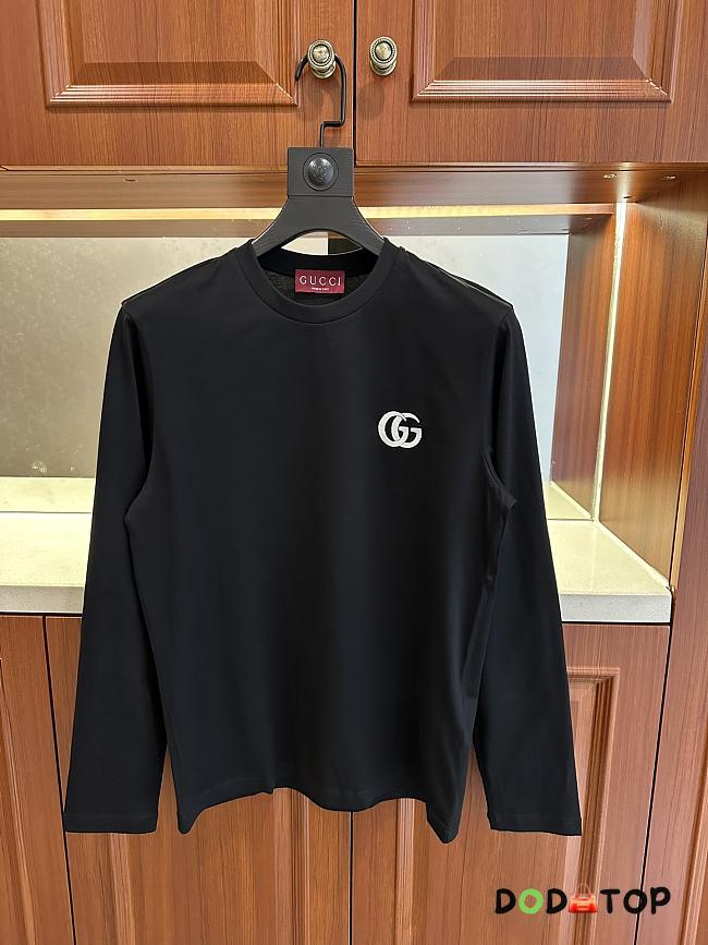 Gucci MEN Down Crew Neck Sweatshirt black - 01 - 1