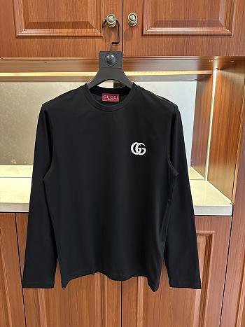 Gucci MEN Down Crew Neck Sweatshirt black - 01