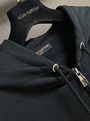Louis Vuitton Zippered Hoodie black  unisex  - 6