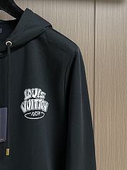 Louis Vuitton Zippered Hoodie black  unisex  - 4