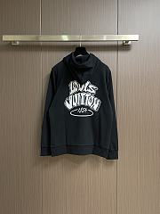Louis Vuitton Zippered Hoodie black  unisex  - 3