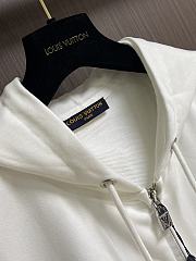 Louis Vuitton Zippered Hoodie white unisex - 5