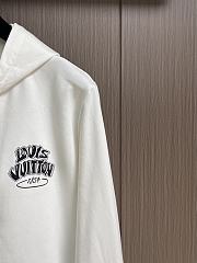 Louis Vuitton Zippered Hoodie white unisex - 4