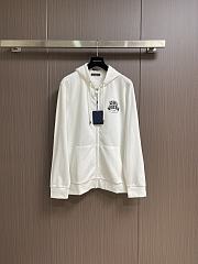 Louis Vuitton Zippered Hoodie white unisex - 2