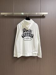 Louis Vuitton Zippered Hoodie white unisex - 3