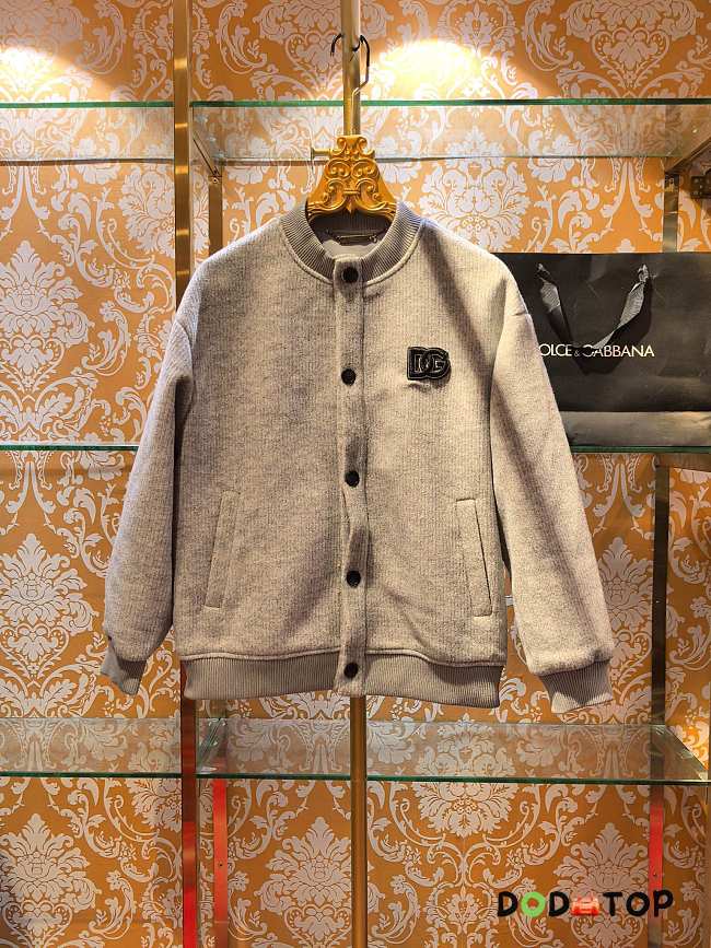 Dolce & Gabbana Jacket Padded Coat gray unisex - 1