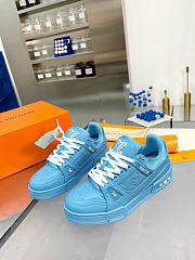 LV Trainer Sneaker blue  - 4