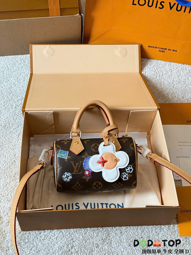 Louis Vuitton  M15330 New Nano Speedy Bag size 16 x 10 x 7.5 cm - 1