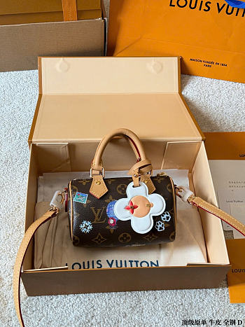 Louis Vuitton  M15330 New Nano Speedy Bag size 16 x 10 x 7.5 cm