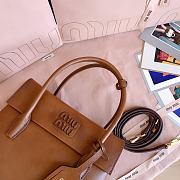 MiuMiu Solitaire leather bag black size 28 x 19.5 x 11 cm - 5