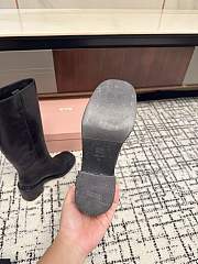 Miu Miu 75mm leather boots black - 6