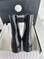 Chanel women black boots - 5