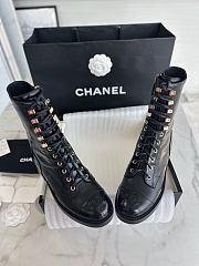 Chanel women black boots - 4