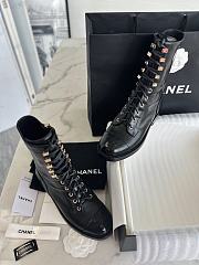 Chanel women black boots - 2