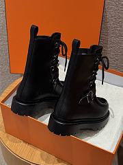 Hermes women black boots - 6