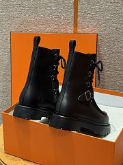 Hermes women black boots - 3