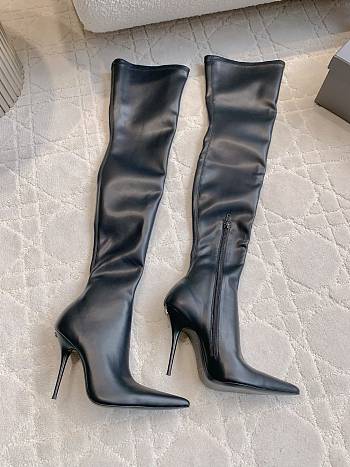 BALENCIAGA women's boots black - 10cm