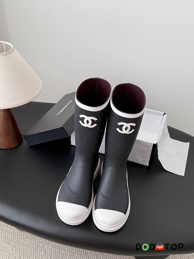 Chanel boots black&white - A1 - 1