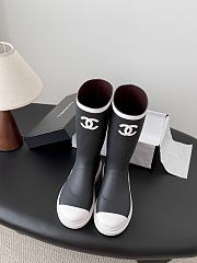 Chanel boots black&white - A1 - 4