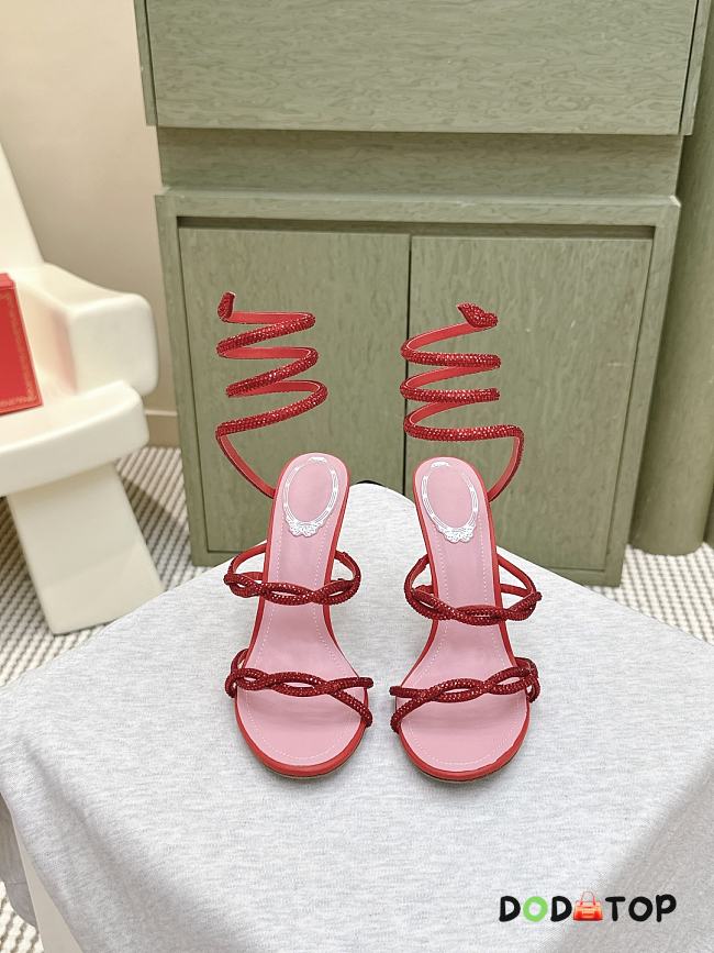 René Caovilla 105mm heels red - 1