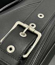 LOEWE Puzzle Biker Bag Large (Shiny Calfskin) black size 24✕16✕10cm - 5