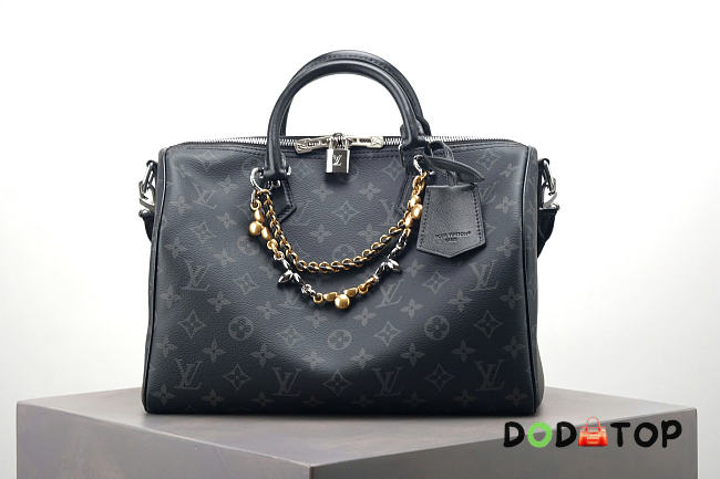 LV Speedy Monogram Dune bag size 21x17x30cm  - 1