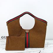 Gucci Women's Brown Giglio Tote Bag size 60x47x16cm - 1