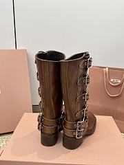 MiuMiu boots brown women's - 5