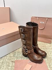 MiuMiu boots brown women's - 4