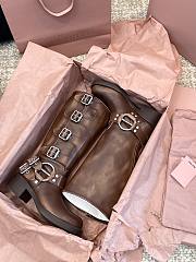 MiuMiu boots brown women's - 3