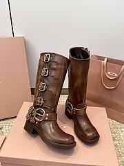 MiuMiu boots brown women's - 2