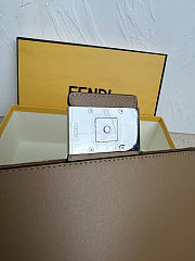 Fendi Baguette Regular dark brown shearling bag size 27x15x6.5cm - 4