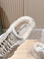 DiorAlps Dior Chrono Sneaker Beige Mesh and Suede Calfskin - 5