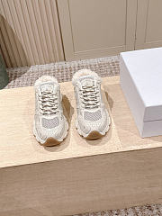 DiorAlps Dior Chrono Sneaker Beige Mesh and Suede Calfskin - 3