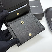 Prada wallet black size 11x9x3cm - 3