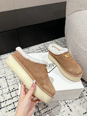 Prada 50mm enamel-logo mules  - 1